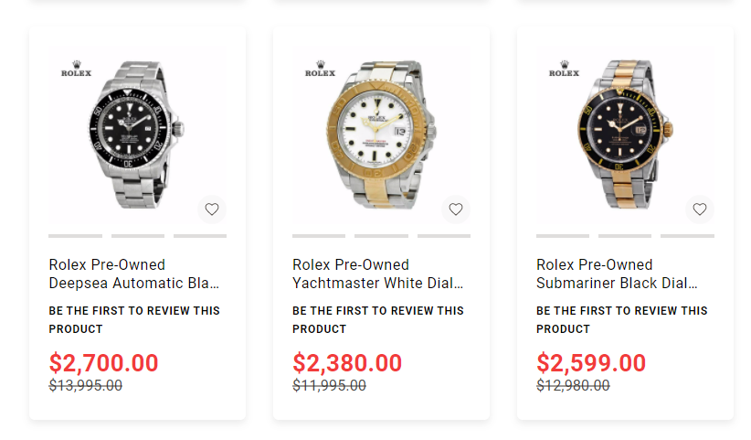 cheap pre-owned Rolex